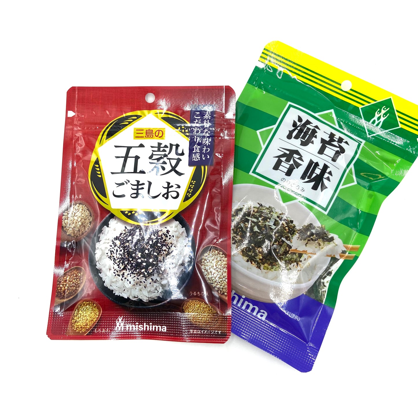 Mishima Furikake Semi di Sesamo Nero Tostati 36g 三島 五穀ごましおふりかけ