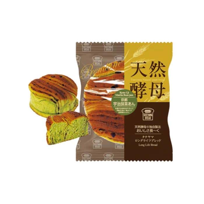 Premium Tokyo Bread Kyoto Uji Matcha 95g 東京ナチュラルイースト プレミアム 京都宇治抹茶あん 95g