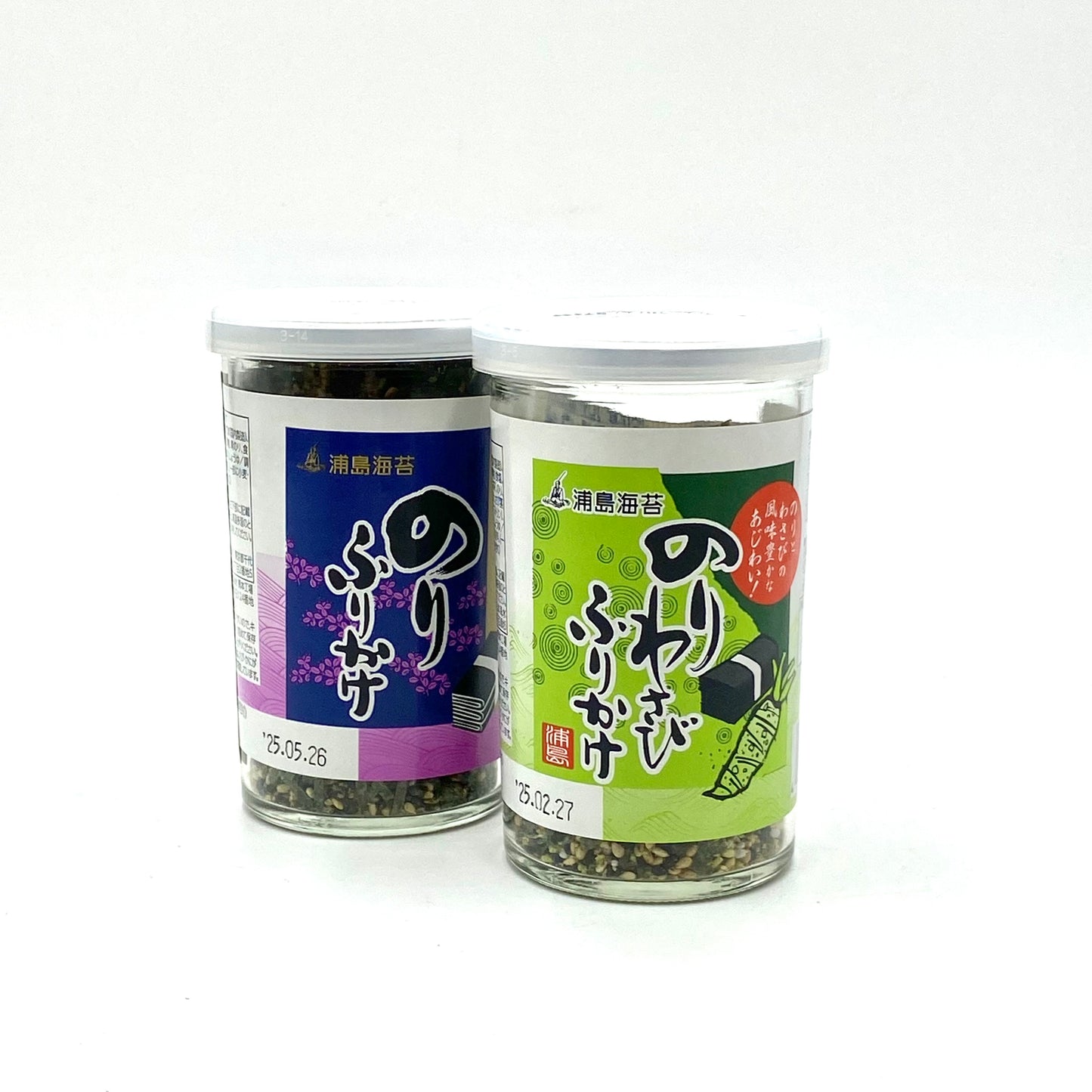 Biniri Furikake con Wasabi e Nori 50g 浦島海苔 のりわさびふりかけ