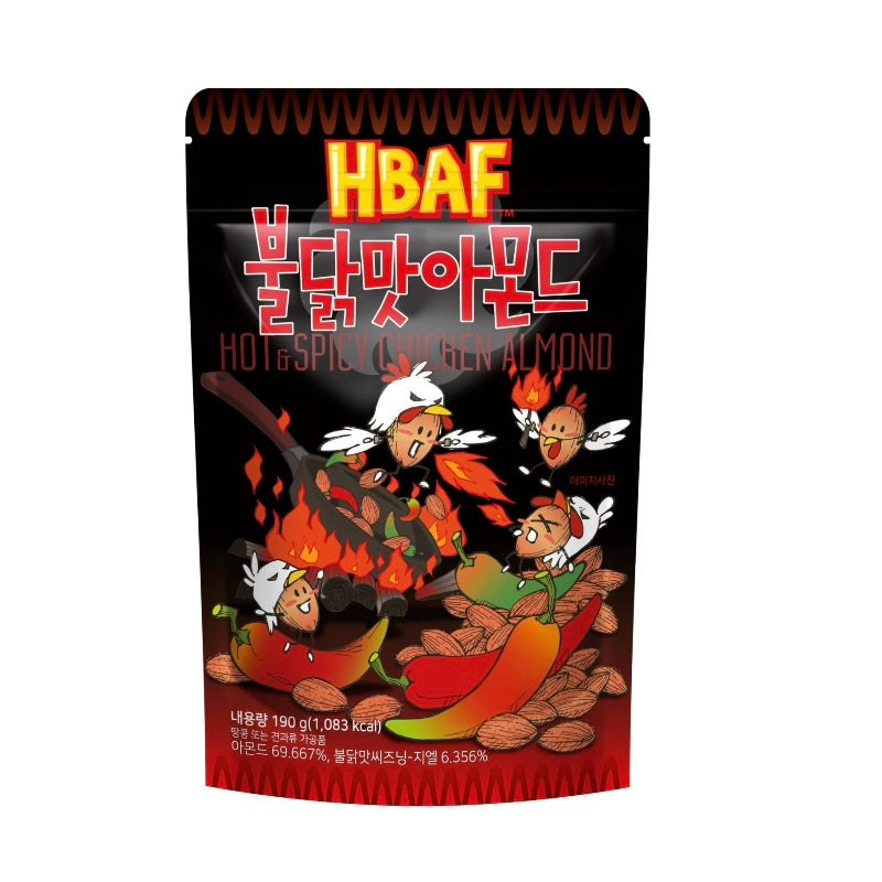 HBAF Almond Hot and Spicy Chilli 120g