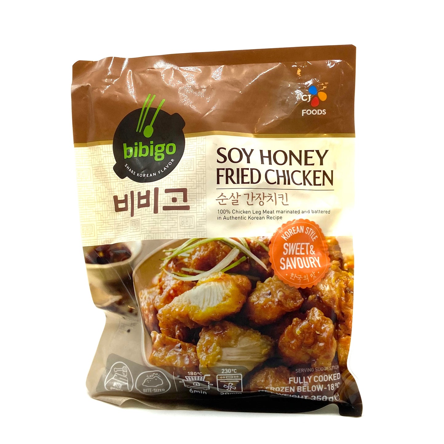 CJ Bibigo Fried Chicken Original 350g ❄️ 비비고 순살 오리지널 치킨