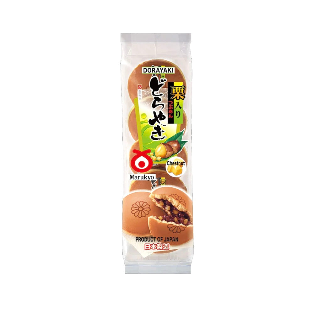 Marukyo Kuri Doriyaki con Castagna 150g 丸京 どら焼き 栗入りつぶあん