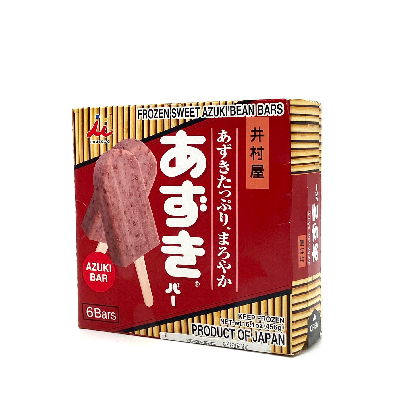 Imuraya Sweet Azuki Bean Bars 6 bars ❄️ 井村屋 あずきバー