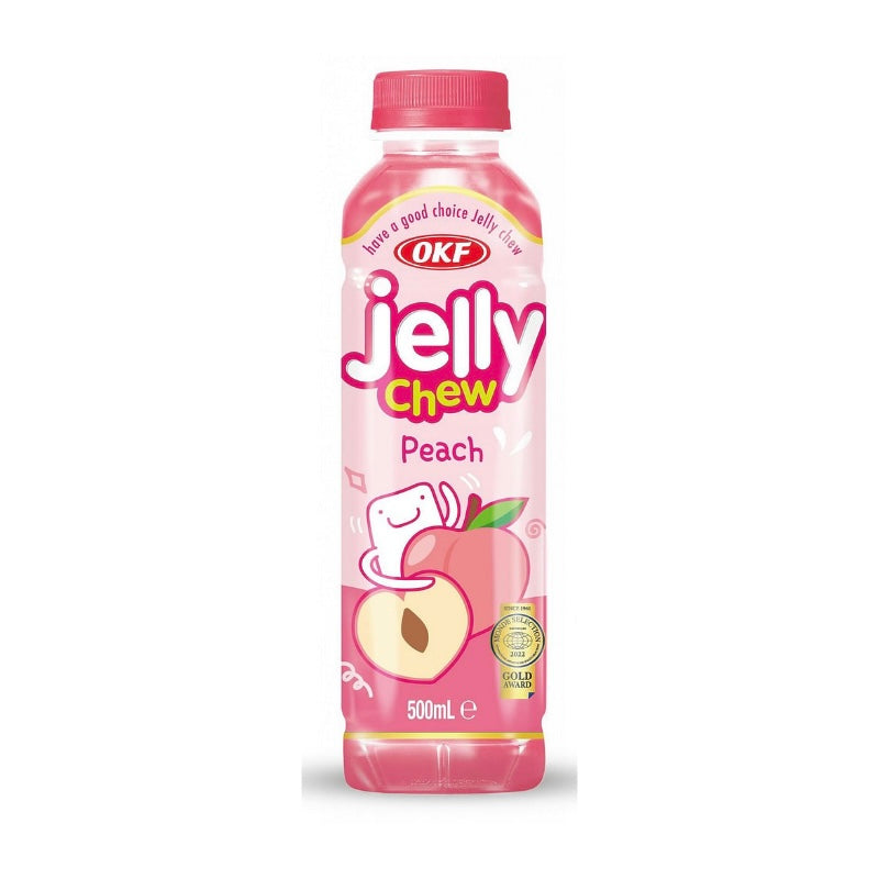 OKF Jelly Chew Peach 500ml