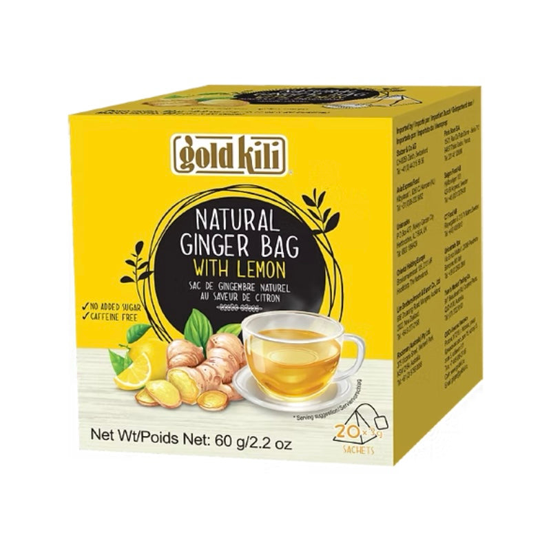 Gold Kili Natural Ginger Lemon Tea 60g