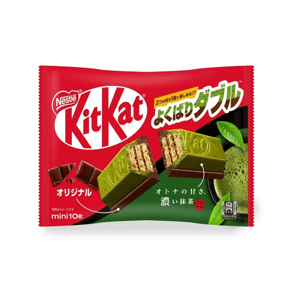 Kitkat Yokubari Rich Matcha &Original 116g キットカット濃い抹茶&オリジナル よくばりダブル