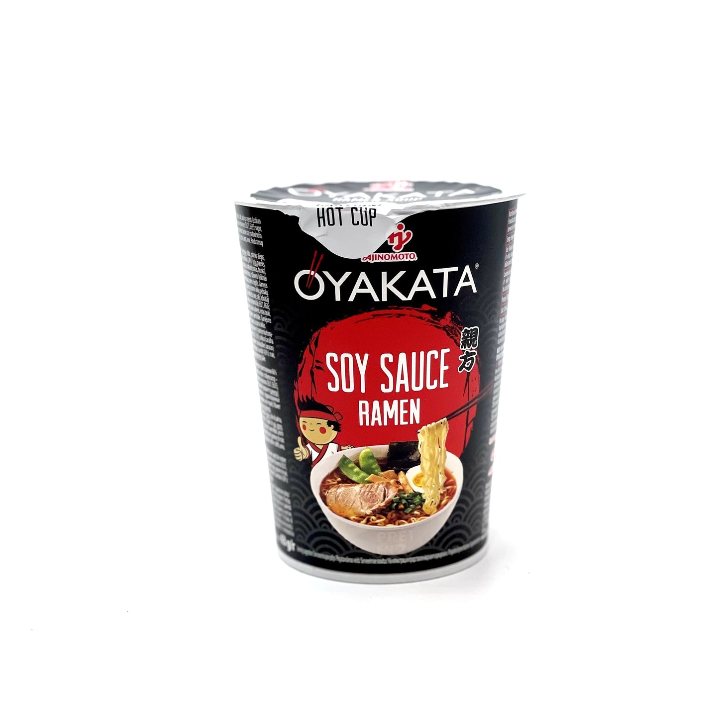 Oyakata cup soy sauce 63g 味の素 親方ラーメン しょうゆ