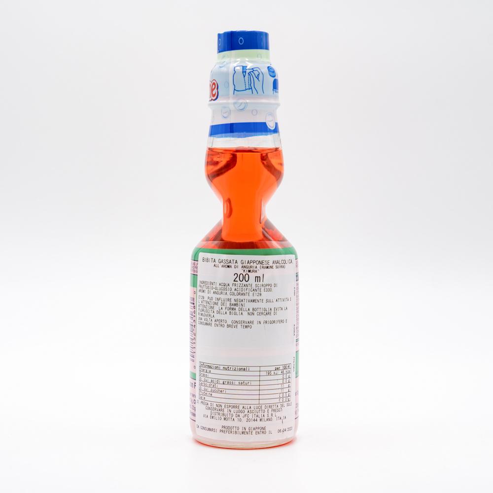 Kimura ganso ramune watermelon 200ml Kimura 元祖ビー玉ラムネ スイカ