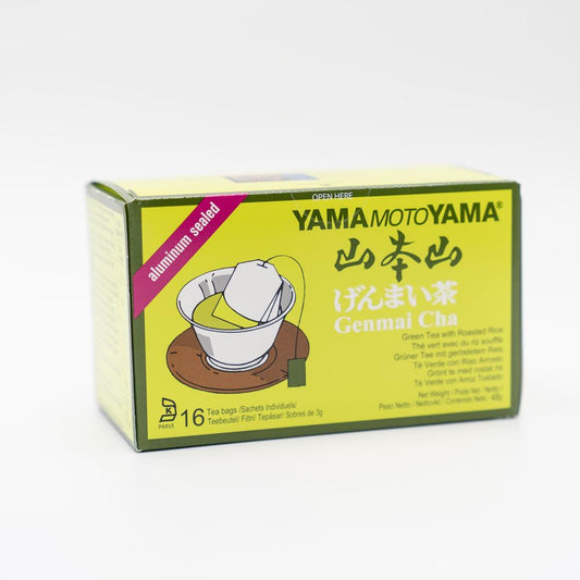 Yamamotoyama  Genmaicha in bustine 32g (16pz) 山本山　げんまい茶