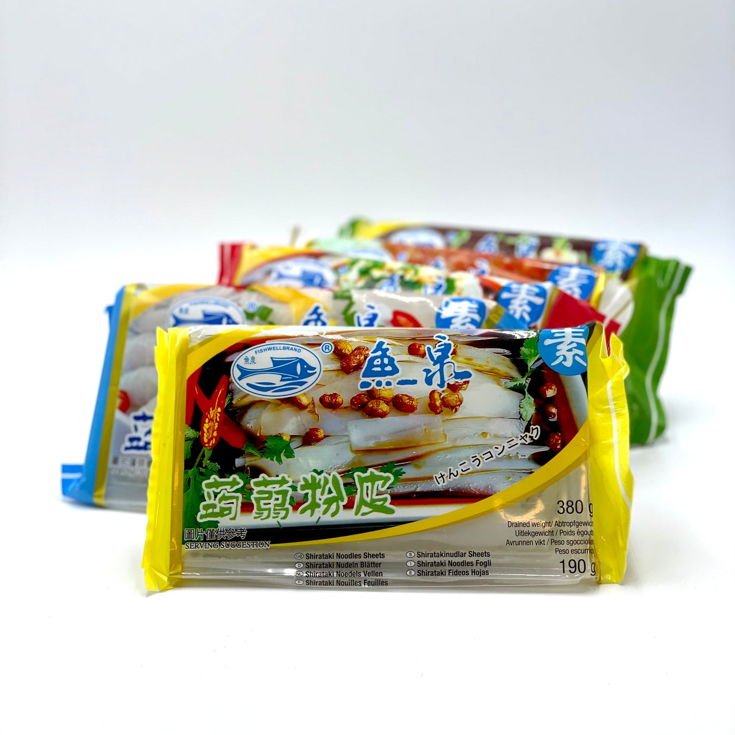 Fishwell Konjac Sheet 380g 鱼泉魔芋粉皮