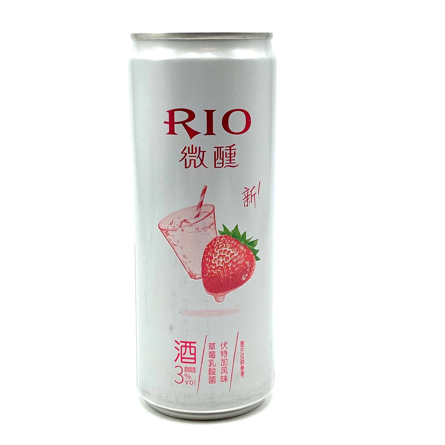 RIO Alcolica Fragola e Vodva alc.3% 330ml 鸡尾酒 草莓伏特加