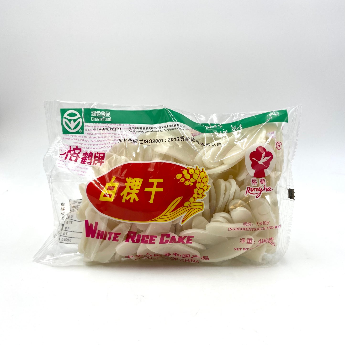 RongHe Dried Rice Gnocchi 400g 榕鹤牌白粿干