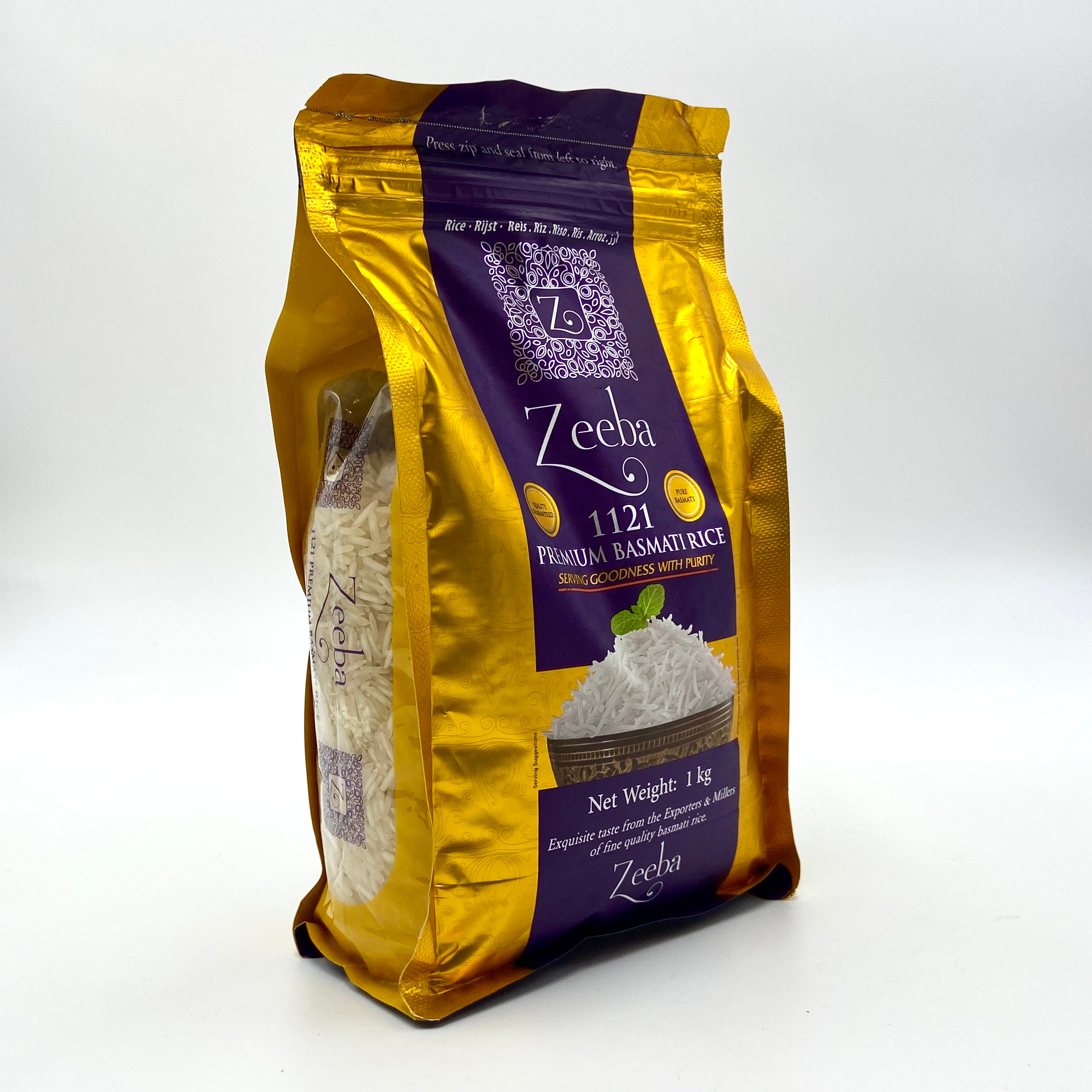 Zeeba premium riso basmati 1kg – Mohoo Mart