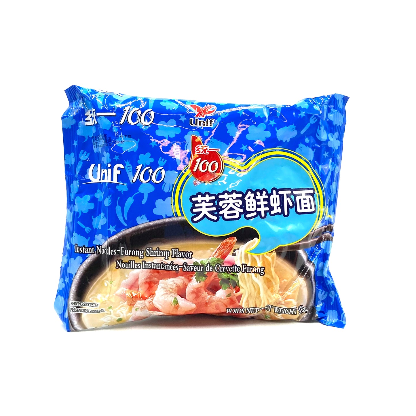 Unif inst Nds con Gamberi 103g 统一芙蓉鲜虾面