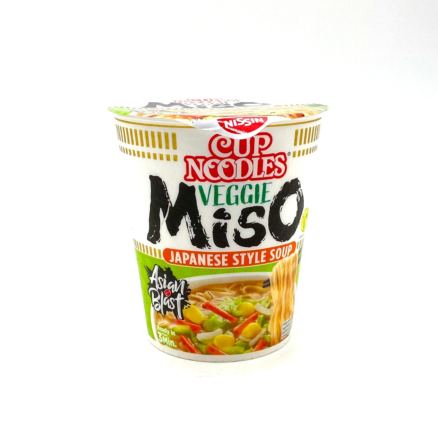 Nissin cup nds Veggie Miso 67g 日清 カップヌードル ベジ味噌
