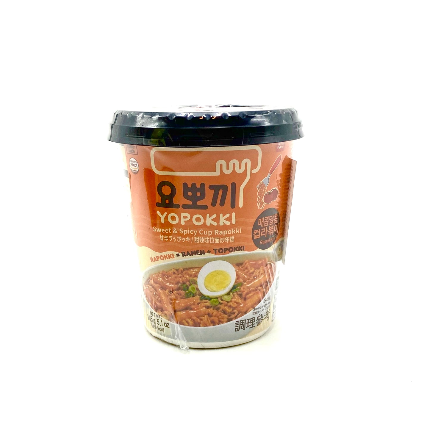 YoungPoong cup Yoppokki Sweet&Spicy Rapokki 145g