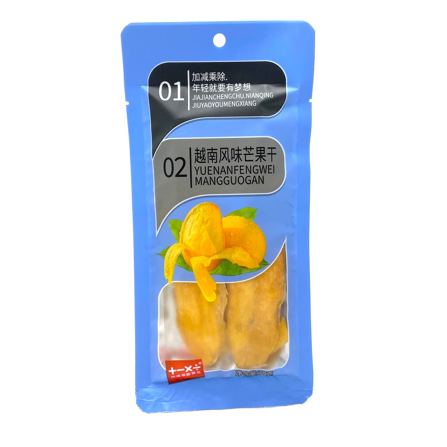 JJCC Dried Mango 70g 加减乘除芒果干