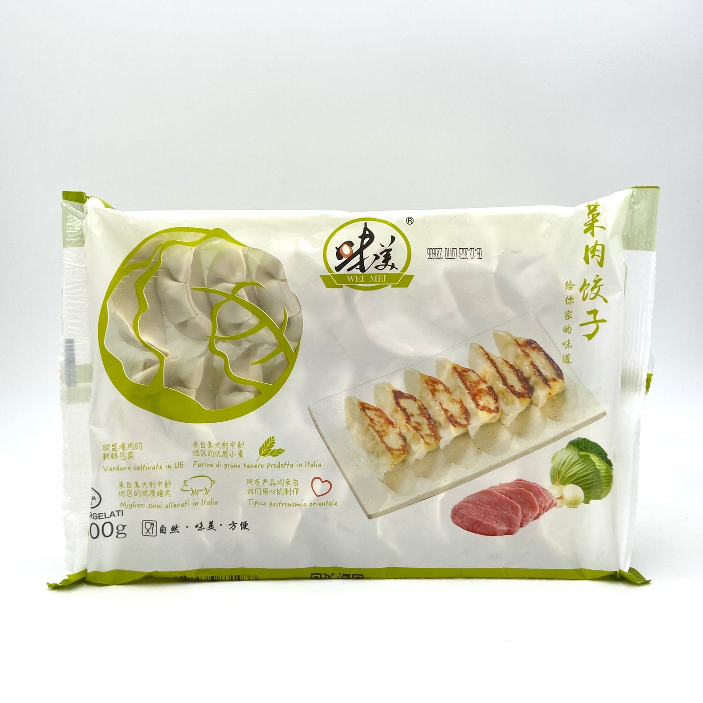 WeiMei Gyoza con Cavolo e Maiale 300g 味美菜肉饺子 猪肉球菜 ❄️