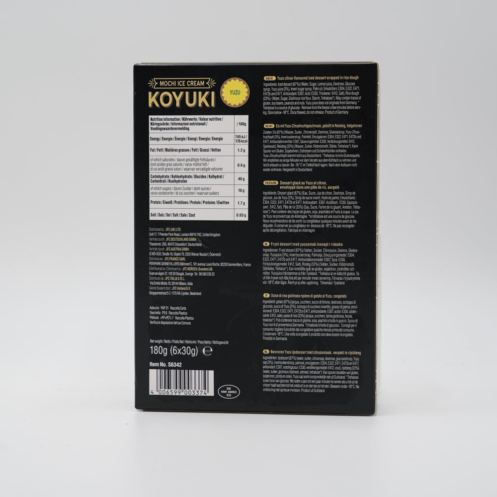 Koyuki Mochi Ice Cream Yuzu Flavor 180g❄️ こゆきもちアイスクリーム 柚子