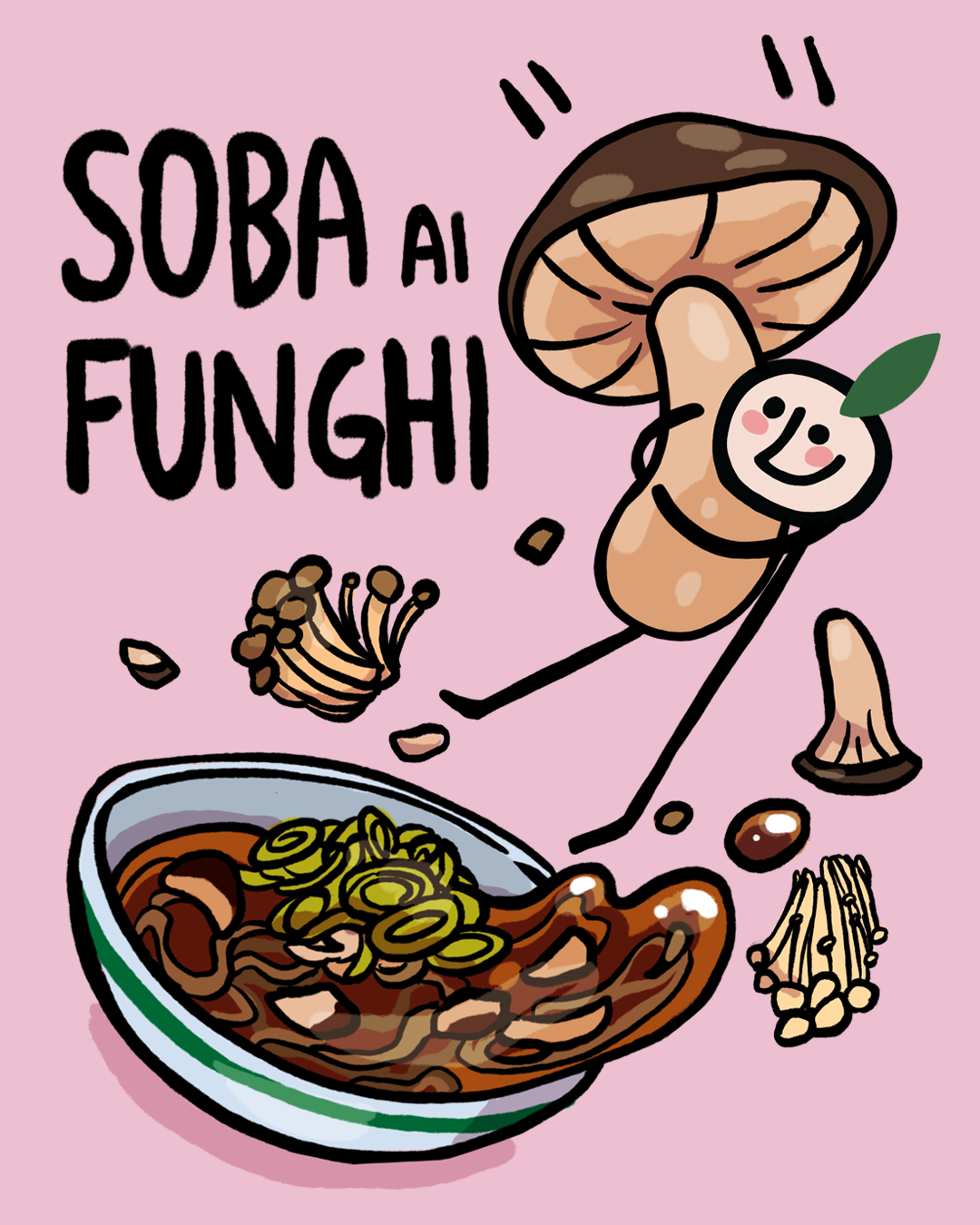 Ricette: Soba al Funghi