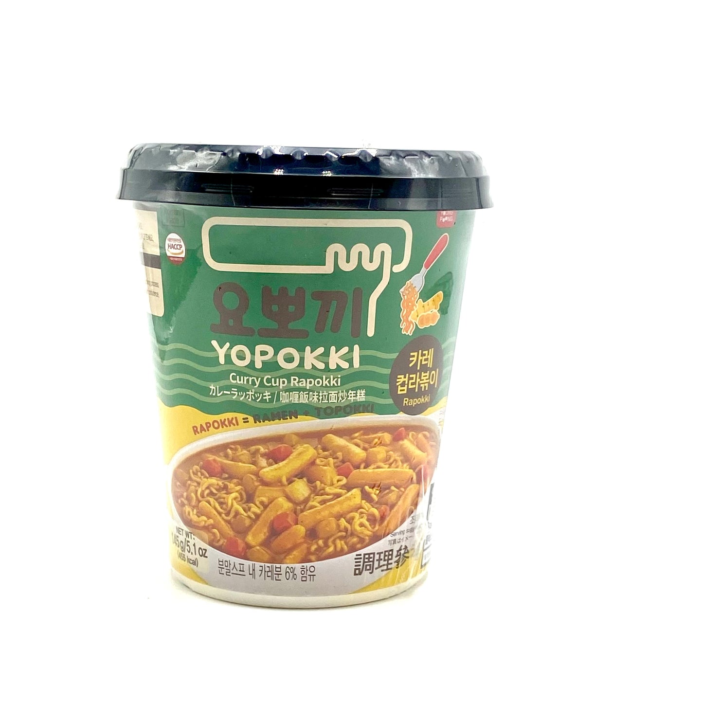 YoungPoong cup Yoppokki Rapallo Curry 145g