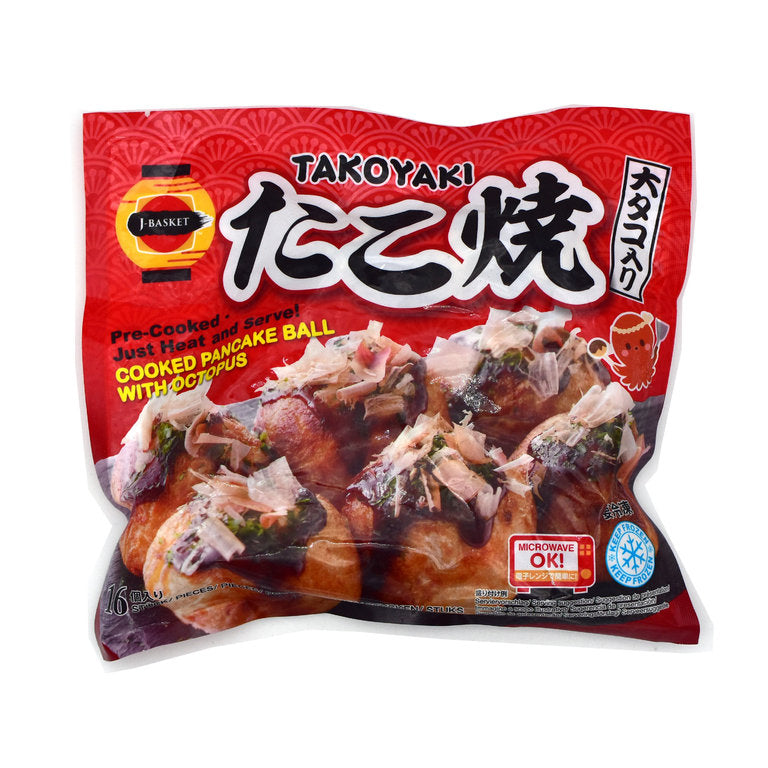 J-Basket Takoyaki with Octopus 480g ❄️たこ焼