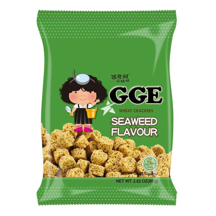 GGE Seaweed rice crackers 张君雅小妹妹干脆面海苔味180g