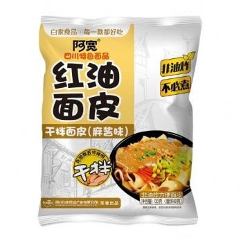 AKuan inst Noodles with Sesame Paste 190g 阿宽红油面皮 干拌麻酱味