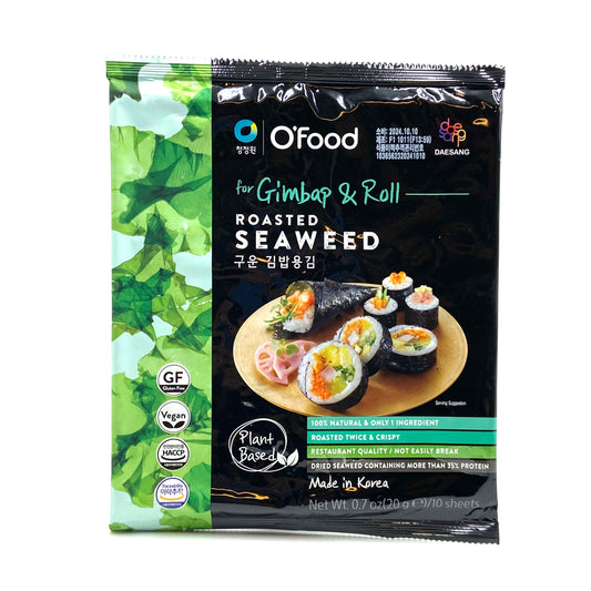 O'food Roasted Seaweed for Gimbap &Roll 10pz 20g