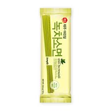 Sempio Green Tea Soba Noodles 300g 샘표 제주어린잎 녹차소면