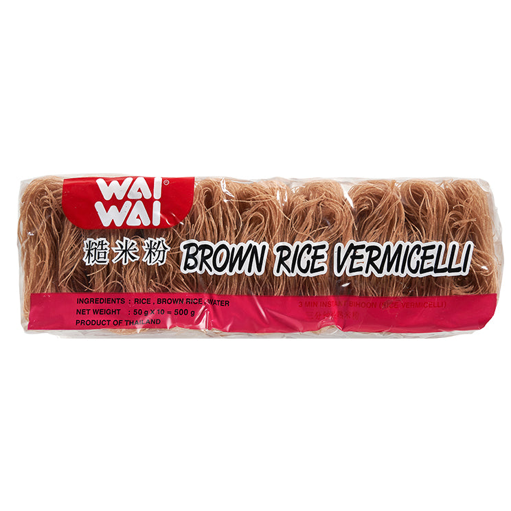 Waiwai Brown Rice Vermicelli 500g