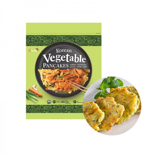 Saoongwon Vegetable Pancake (3pcs) 300g ❄️ 튀김공방 야채 팬케이크