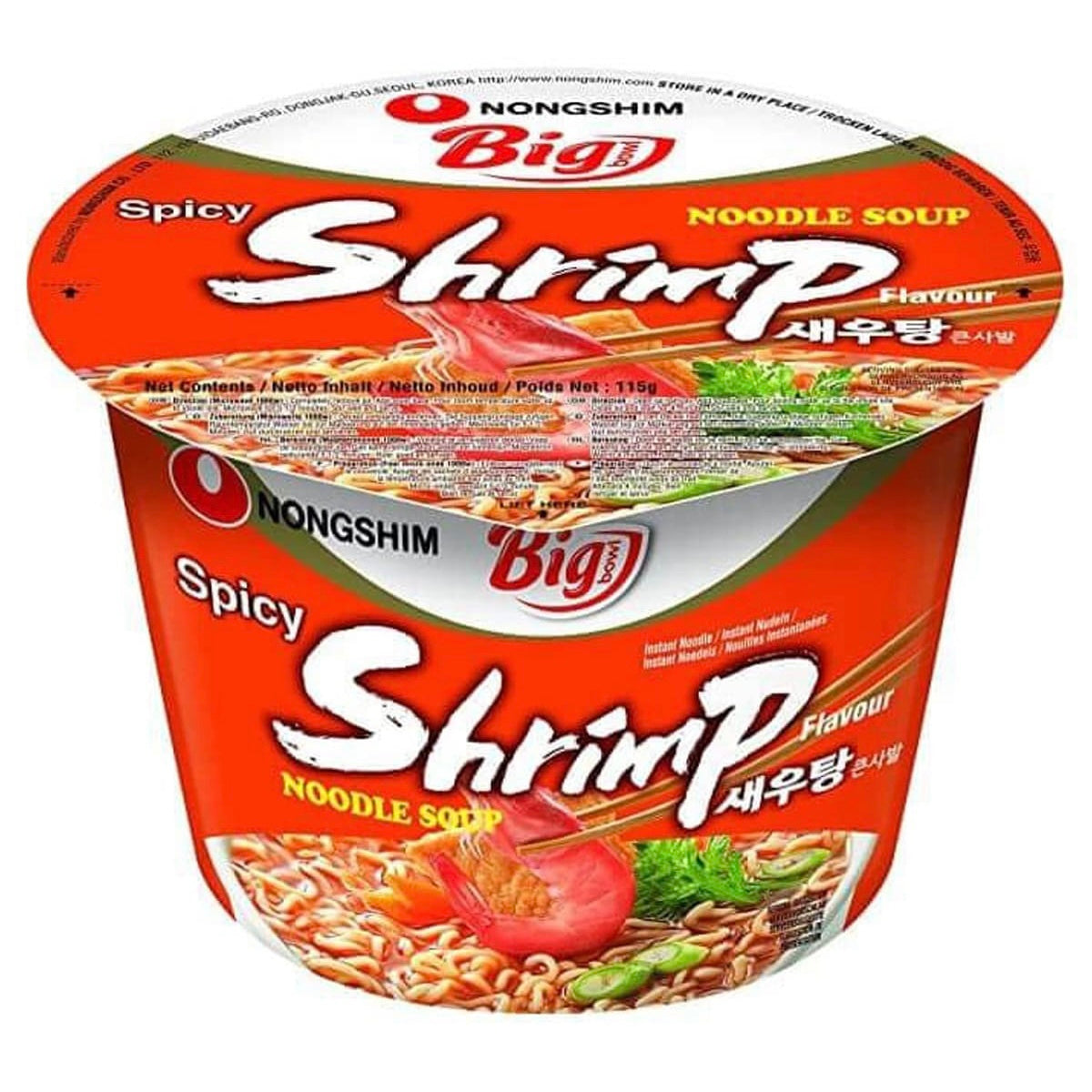 Nongshim cup Saewoo Tangmyun /Spicy Shrimp