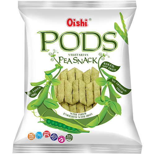 Oishi Pods Pea Snack 60g 上好佳荷兰豆