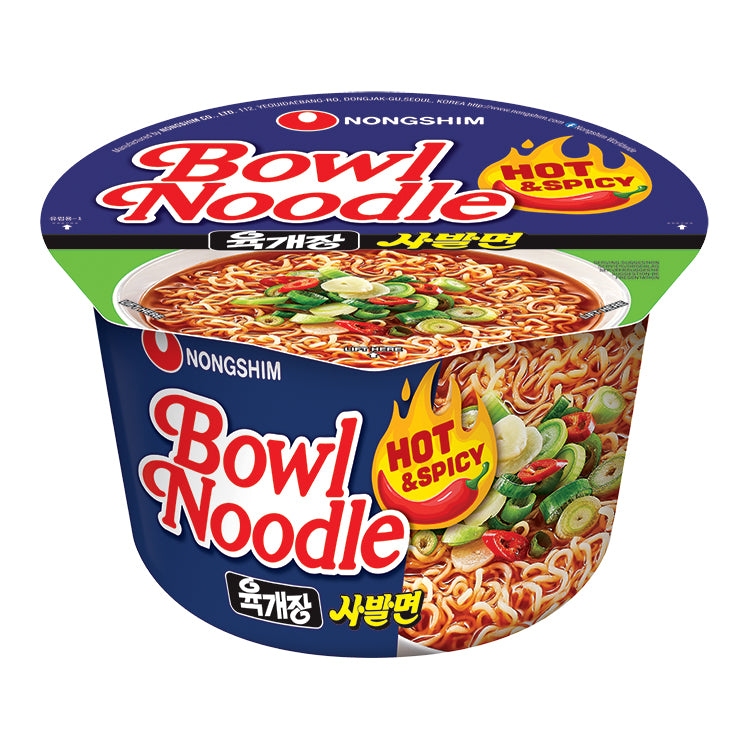 Nongshim Bowl Noodle Hot &amp;Spicy 100g