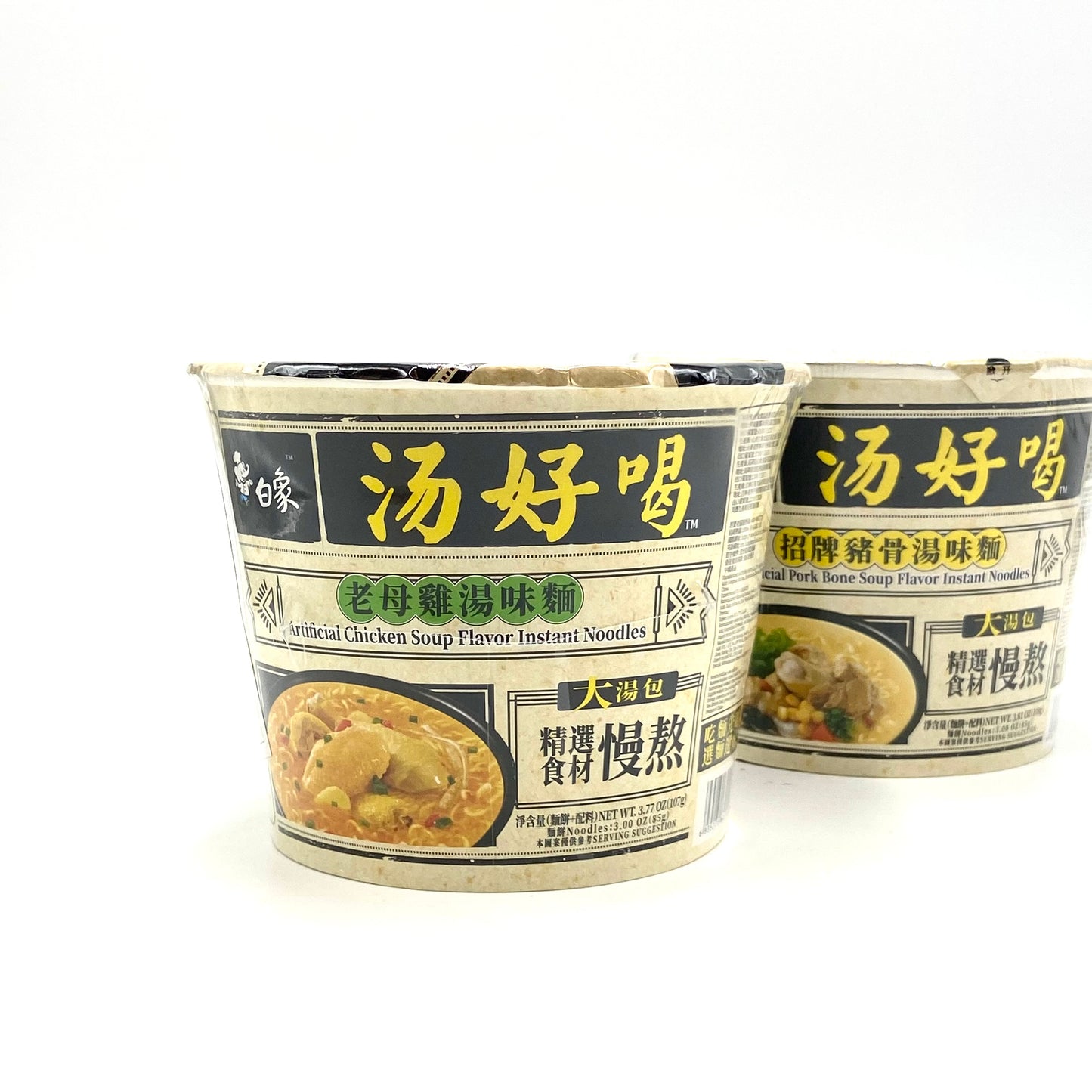 BaiXiang cup inst Noodles  Pollo 107g 白象汤好喝老母鸡汤味桶面