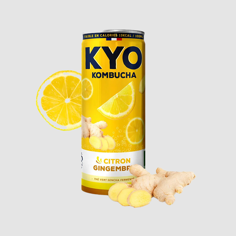 Kyo Kombucha Limone Zenzero Bio 330ml