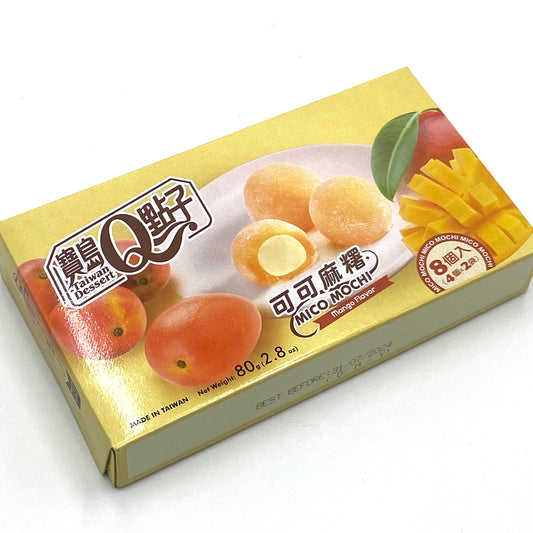 Q Mico Mochi Mango 80g 宝岛Q点子可可麻薯 芒果