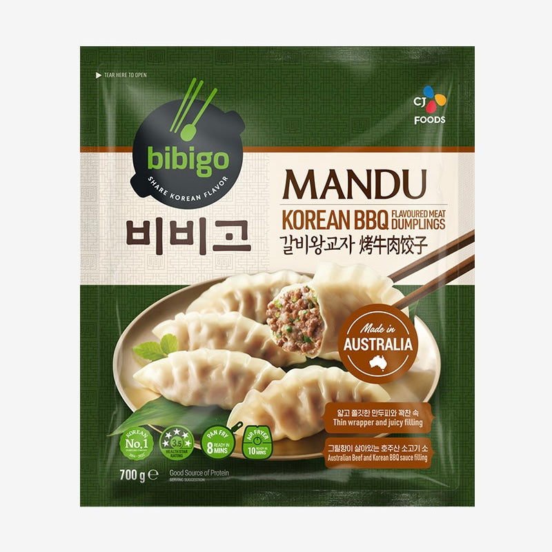 CJ Bibigo Mandu Galbi BBQ Flavor ❄️ 비비고 갈비왕교자 