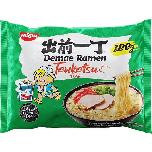 Nissin Demae Tonkotsu 100g 日清出前一丁　とんこつ