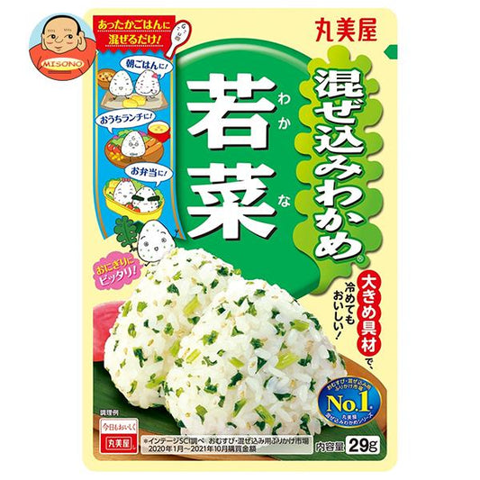 Marumiya Furikake con Alghe 29g 丸美屋　混ぜ込みわかめ　若菜