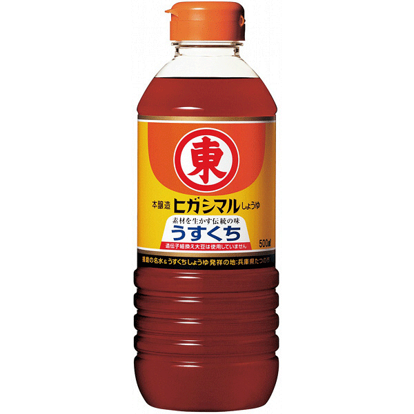 Higashimaru Salsa di Soia Usukuchi Shoyu 500ml ヒガシマル　うすくち醤油