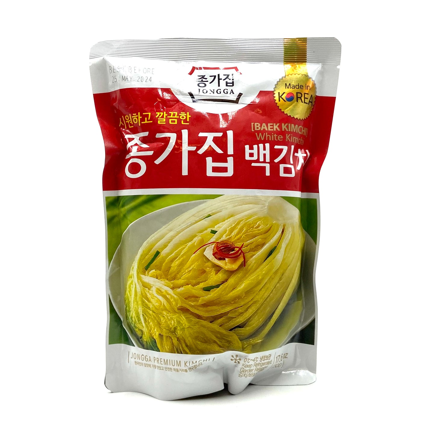 Jongga Kimchi Baek White 500g 💧