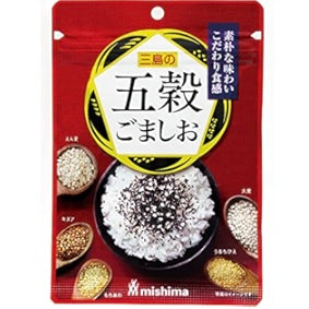 Mishima Furikake Semi di Sesamo Nero Tostati 36g 三島　五穀ごましおふりかけ