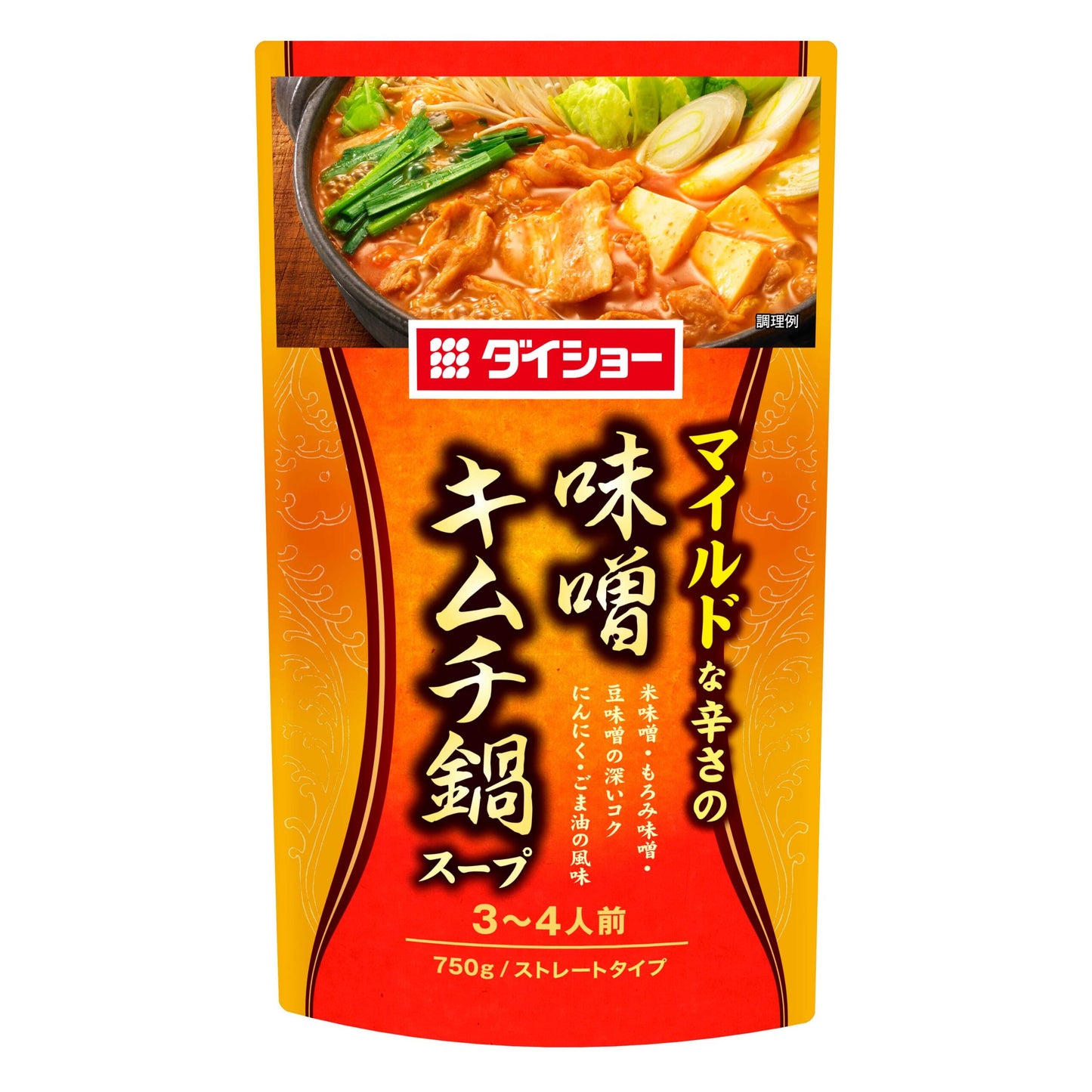 Daisho Soup Base Miso Kimchi 750g ダイショー 味噌キムチ鍋スープ 3〜4人前