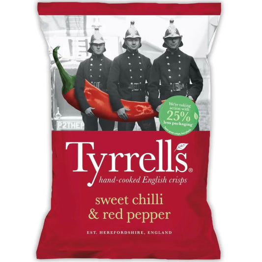 Tyrrels Sweet Chilli &amp;Red Pepper 150g