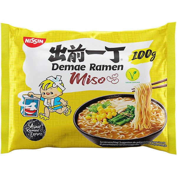 Nissin Demae Miso 100g 日清 出前 味噌ラーメン