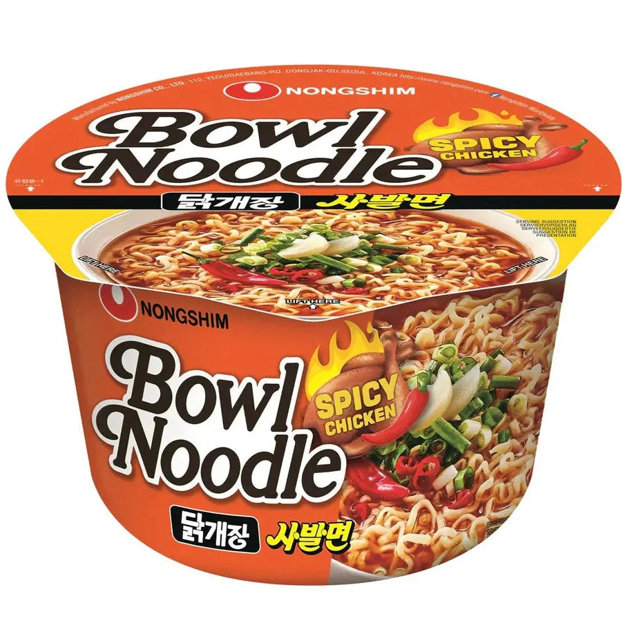 Nongshim Big Bowl Noodle Spicy Chicken 100g