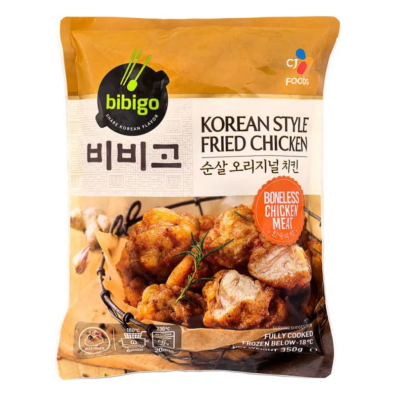 CJ Bibigo Fried Chicken Original 350g ❄️ 비비고 순살 오리지널 치킨