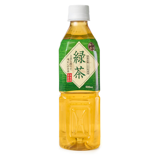 Tominaga KobeSabo Green Tea 500ml 神戸茶房　緑茶　無香料・無着色